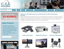 Tablet Screenshot of cssaudiovisual.ie
